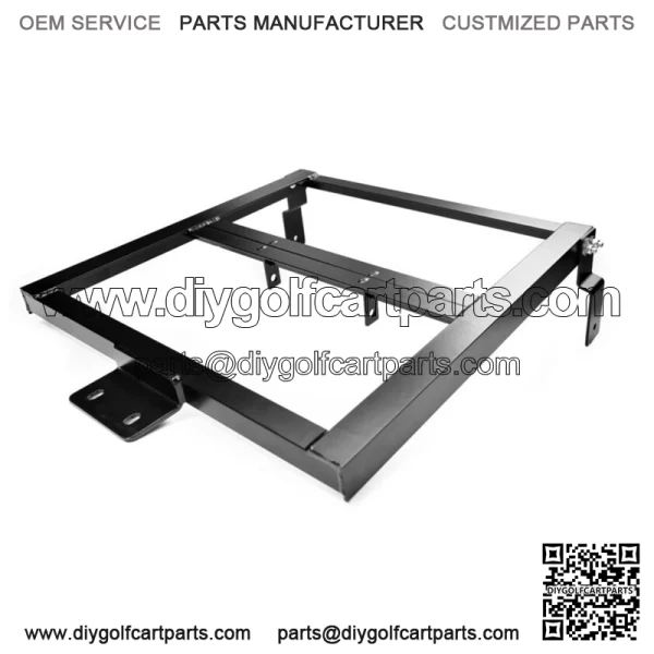 Black Aluminum Golf Cart Battery Tray for EZGO RXV (2008-Up) Electric Golf Carts - Image 3