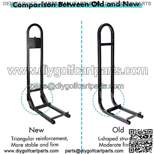 Universal Golf Cart Rear Safety Grab Bar Fits Club Car, EZGO, Yamaha - Image 4