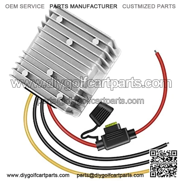 20A 240W 12v Golf Cart 48V 36V to 12V Converter Voltage Regulator Reducer Transformer with Fuse