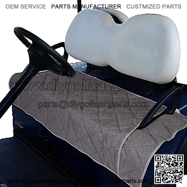 Golf Cart Seat Covers,Heavy Duty Oxford Cloth Golf Cart Seat Blanket Covers for 2-Person Seats Club Car,Comfortable Golf Cart Seat Cushion Cover,Travel Sports Essential Golf Accessories with Pocket