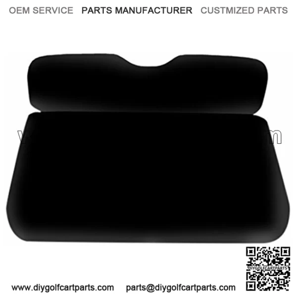 EZ-GO RXV Black Vinyl Golf Cart Front Seat Cover Set (Fits 1994.5-Up)