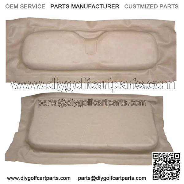 EZ-GO RXV Stone Beige Factory Vinyl Golf Cart Seat Cover Set (Matches Factory Color)