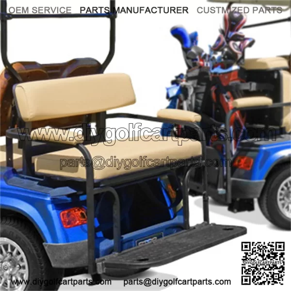 RXV 2-in-1 Combo Rear Seat Kit (allows use of Golf Bags) - in Stone Beige or White