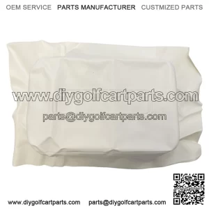 WHITE Factory Vinyl Golf Cart Seat Back Cover - (1982-2000)