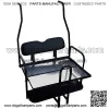 Performance Plus Carts Club Car DS Golf Cart Rear Back Seat Kit for 2000.5 - Up - Black