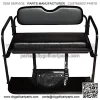 Performance Plus Carts Yamaha G14,G16,G19, G22 Golf Cart Flip Folding Rear Back Seat Kit - Black - Image 4