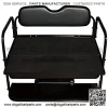 Performance Plus Carts Yamaha G14,G16,G19, G22 Golf Cart Flip Folding Rear Back Seat Kit - Black - Image 5