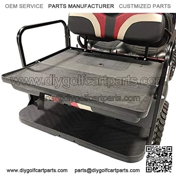 Mach3 Yamaha G29 / Drive (07-16) Golf Cart Rear Flip Seat Kit - Image 2