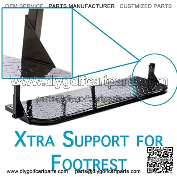 Steel Rear Flip Seat for Club Car Precedent Golf Cart - Buff - Image 5