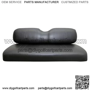 EZ-GO TXT / Medalist Black Vinyl Golf Cart Seat Cover Set (Fits 1994-Up)