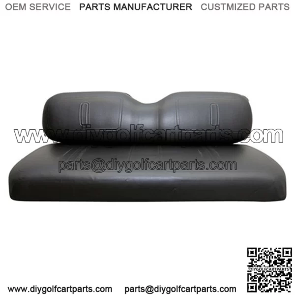 EZ-GO TXT / Medalist Black Vinyl Golf Cart Seat Cover Set (Fits 1994-Up)