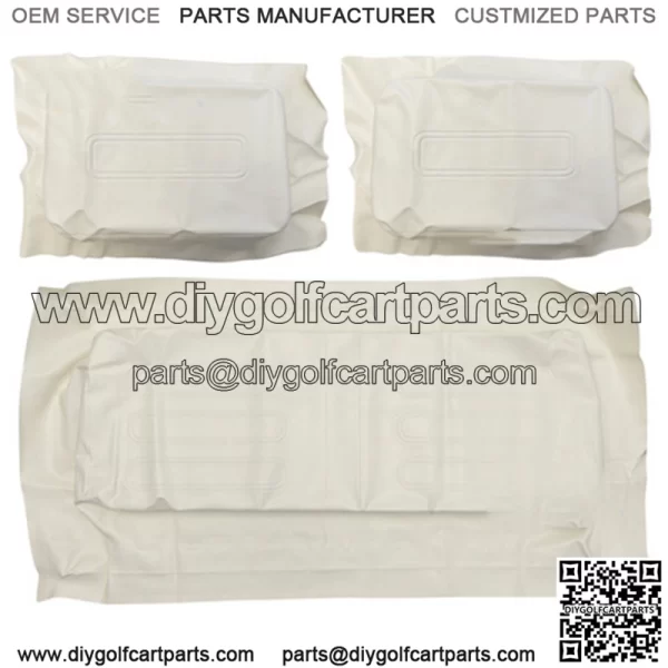 Club Car DS Factory Vinyl Golf Cart Seat Cover Set - (1982-2000)