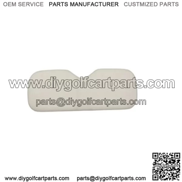 Seat Back Assembly- Oyster for EZGO RXV Golf Carts