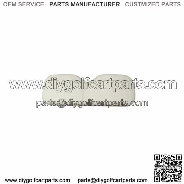 Front Seat Back Assembly- White for EZGO TXT Golf Carts 1994-2013