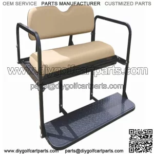 Rear Flip Seat kit-Buff for Club Car Precedent Golf Carts 2004+