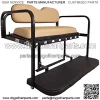 MACH3 EZGO TXT Golf Cart Rear Flip Seat Kit with Steel Frame | Compatible with 1995 & Up E-Z-GO TXT/Valor/Freedom TXT / T48 Models