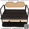 MACH3 EZGO TXT Golf Cart Rear Flip Seat Kit with Steel Frame | Compatible with 1995 & Up E-Z-GO TXT/Valor/Freedom TXT / T48 Models - Image 5