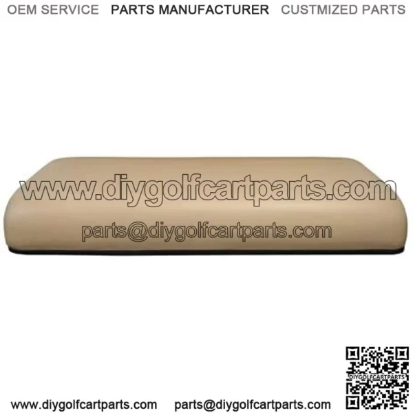 Golf Cart Front Seat Lean Back Cushion Front Seat Bottom Cushion, Tan/Black/Beige/Sand Stone Color for Club Car DS 2000.5+, EZGO TXT 1993+/RXV 2008 - Image 3
