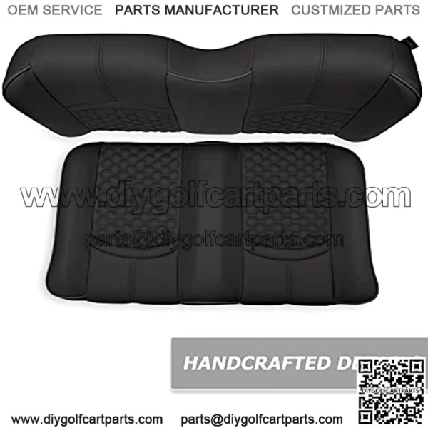 MODZ? FS1 Custom Golf Cart Front Seat for EZGO TXT - [1995-Up] - Black Base - No Pattern - Image 3