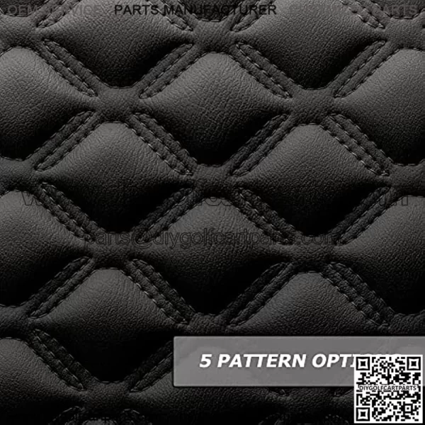 MODZ? FS1 Custom Golf Cart Front Seat for EZGO TXT - [1995-Up] - Black Base - No Pattern - Image 4