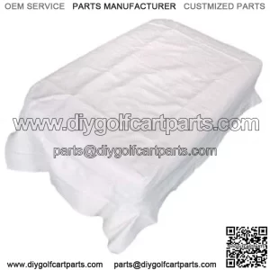EZGO Marathon Golf Cart White Seat Bottom Cover
