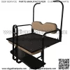Rear Flip Seat Kit with Grab Bar for EZGO TXT (1995-Up) Golf Cart - Image 2