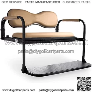 MODZ Flip4 EZGO TXT & TXT48 1995+ Golf Cart Rear Seat Kit ?C Tan