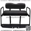 Yamaha Drive G29 Golf Cart Flip Folding Rear Back Seat Kit - Black - Image 2
