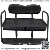 Yamaha Drive G29 Golf Cart Flip Folding Rear Back Seat Kit - Black - Image 3