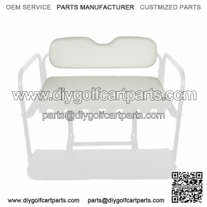 Golf Cart Rear Flip Seat Replacement Cushion Set (Club Car EZGO Yamaha) - Oyster