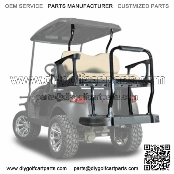 Genesis 300 Rear Seat Kit W/Deluxe Buff Cushions Club Car Precedent Golf Cart