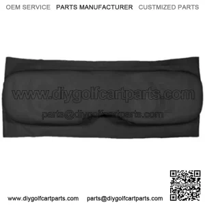 EZGO TXT Golf Cart Front Seat Cover - Black Seat Backrest