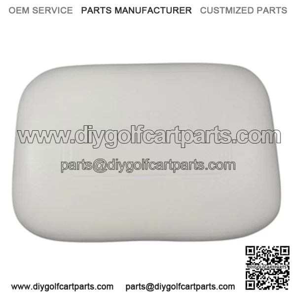 White Seat Back Assembly for Club Car DS - 1979-99 Golf Cart