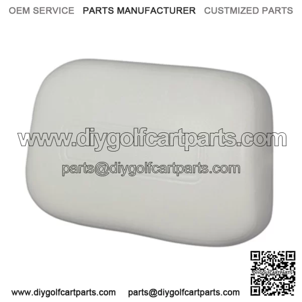 White Seat Back Assembly for Club Car DS - 1979-99 Golf Cart - Image 2