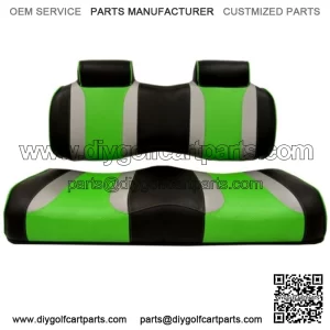 Golf Cart Seats for Club Car Precedent (2004-2011) - Black/Green