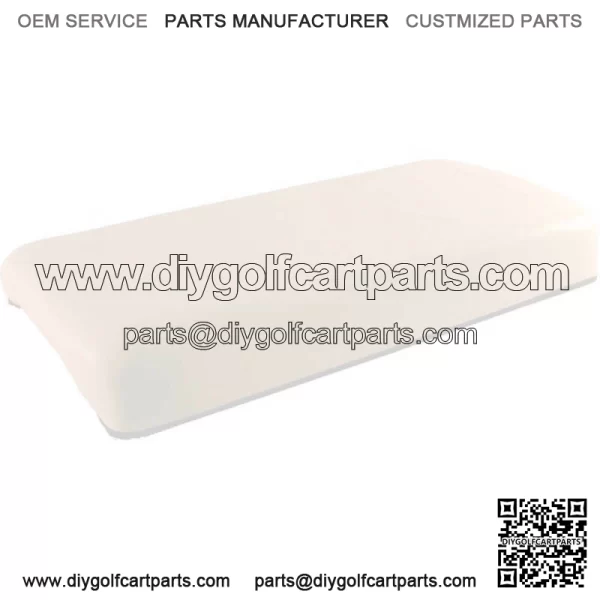 White Seat Bottom Assembly for Club Car DS Golf Cart - 2000-Up