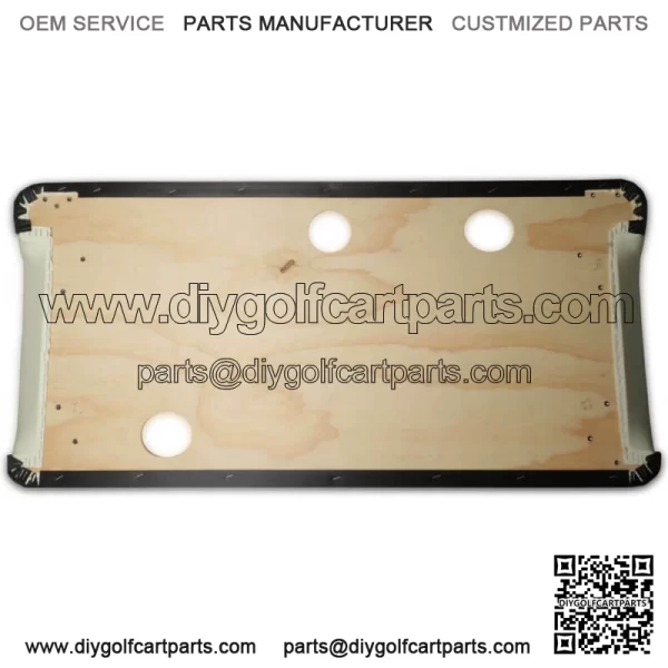 White Seat Bottom Assembly for Club Car DS Golf Cart - 2000-Up - Image 2