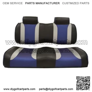 Golf Cart Seats for Club Car Precedent (2004-2011) - Black/Blue