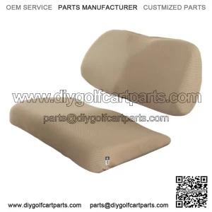 Diamond Air Mesh Seat Cover - Tan - for Golf Cart
