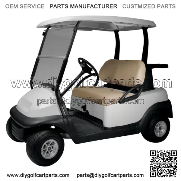 Diamond Air Mesh Seat Cover - Tan - for Golf Cart - Image 2