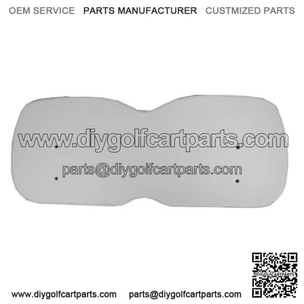Premium Vinyl Front Seat Cushions for EZGO RXV (08-Up) Golf Cart - White - Image 3