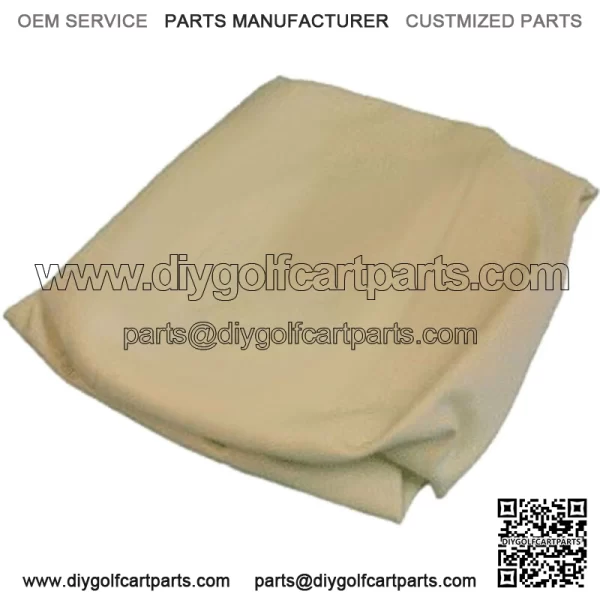 EZGO TXT Golf Cart Front Seat Cover - Tan Seat Bottom