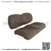 Suede Front Seat Cushions for Club Car Precedent/Tempo/Onward Golf Cart - Pewter