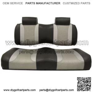 Golf Cart Seats for E-Z-GO TXT/RXV (1994-Up) - Black/Silver