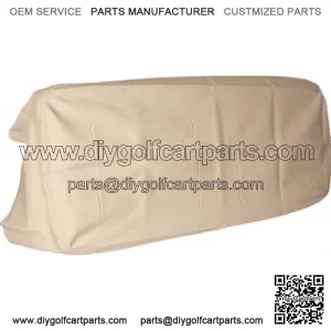 Front Seat Cover - Tan Seat Bottom - Yamaha G14-22 Golf Cart