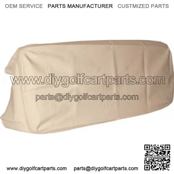 Front Seat Cover - Tan Seat Bottom - Yamaha G14-22 Golf Cart