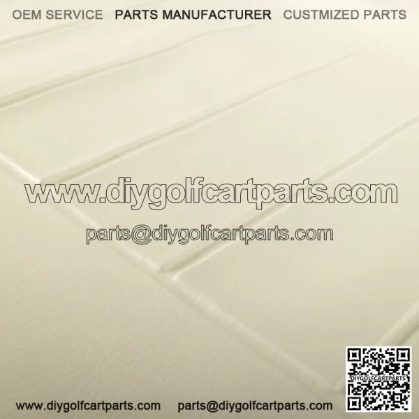 White Seat Bottom Cover Fits Yamaha G8 G14 G16 G19 G22 Golf Cart Models - Image 2