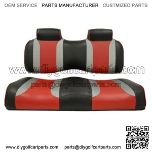 Golf Cart Seats for Club Car Precedent (2004-2011) - Black/Red