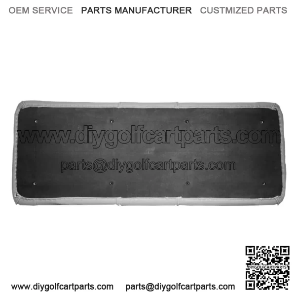 Premium Vinyl Seat Cushions for Mach3 Golf Cart Rear Seat - Light Graphite - Image 5