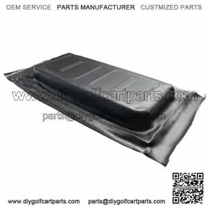 EZGO Shuttle / Express L6 / S6 / L6 Golf Cart Black Front Seat Bottom Cover Only